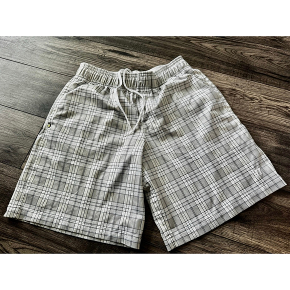 Warrior Size Small Caddy Shack Shorts, Closed Hole Mesh Shorts - Grey Argyle - Picture 1 of 5